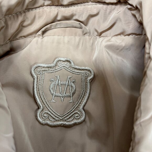 Massimo Dutti Womens Quilted Tan Vest Outerwear Button Closure & Pockets Size M - Picture 4 of 7